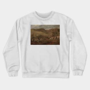 Hanson Toot, View in Dovedale by John Linnell Crewneck Sweatshirt